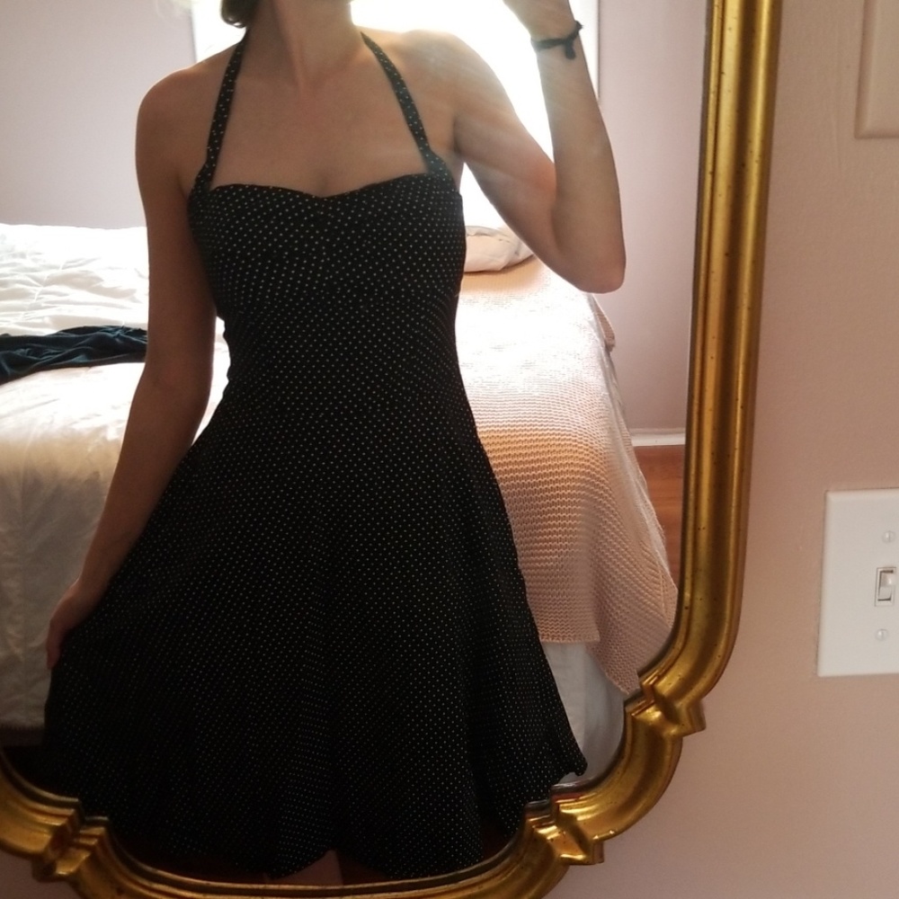 50's style halter neck